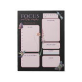 Dagelijkse Planner Motivatie Vlinder en Dragonfly Notitieblok (Linkerzijde)