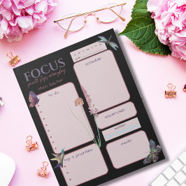 Dagelijkse Planner Motivatie Vlinder en Dragonfly Notitieblok
