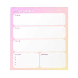 Dagelijkse planner notitieblok (40 pagina's)