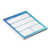 Dagelijkse planner notitieblok (40 pagina's) (Schuin)