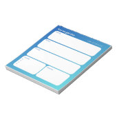 Dagelijkse planner notitieblok (40 pagina's) (Linkerzijde)