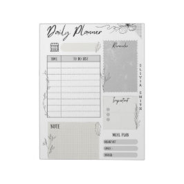 Dagelijkse Planner Notitieblok - Schema