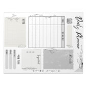  Dagelijkse Planner Notitieblok - Schema (Voorkant)