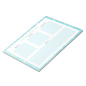 Dagelijkse Planner Notitieblok - Zomerthema (Schuin)