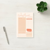 Dagelijkse Planner om een lijst met modern ontwerp Post-it® Notes (Kantoor)