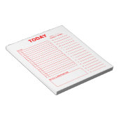 Dagelijkse planner om een minimalistisch ontwerp v notitieblok (Schuin)
