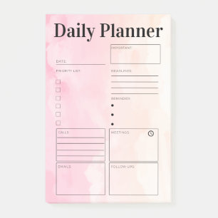 Dagelijkse Planner Organisator om een lijst met gr Post-it® Notes