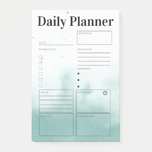 Dagelijkse Planner Organisator om een lijst met mo Post-it® Notes