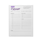 Dagelijkse Planner Pad Notitieblok (Linkerzijde)