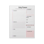 Dagelijkse planner - Productiviteitsplanner - Dage Notitieblok (Linkerzijde)