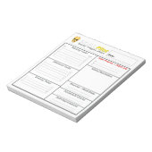 Dagelijkse planner - SkullPilot Daily Flight Plan Notitieblok (Linkerzijde)