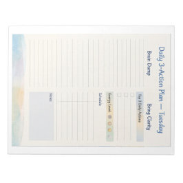 Dagelijkse planner – Slimme takenlijst | Dinsdag Notitieblok