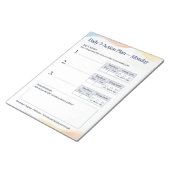 Dagelijkse planner – Slimme takenlijst | Maandag Notitieblok (Schuin)