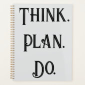 Dagelijkse Planner - Think Plan Do Custom Organize (Voorkant)