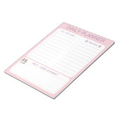 Dagelijkse Planner, To Do Lijst, Herinnering Cat Notitieblok (Schuin)