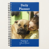 Dagelijkse planner - uw foto - elke kleur BG - HAM (Voorkant)
