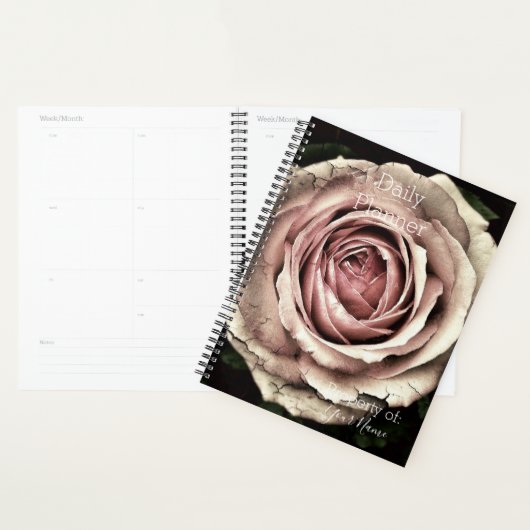 Dagelijkse planner - Vintage roos - HAMbWG (Display)
