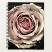 Dagelijkse planner - Vintage roos - HAMbWG (Voorkant)