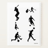 Dagelijkse planner voor kinderen - Sport Thema - H (Achterkant)