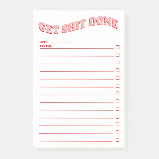 Dagelijkse planner voor minimalistisch ontwerp na post-it® notes (Voorkant)