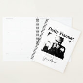 Dagelijkse planner - Vrouw in leer - HAMbWG (Display)