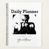 Dagelijkse planner - Vrouw in leer - HAMbWG (Voorkant)