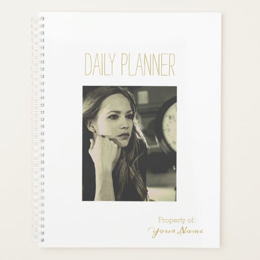 Dagelijkse Planner - Vrouwen die naar buiten kijke (Voorkant)