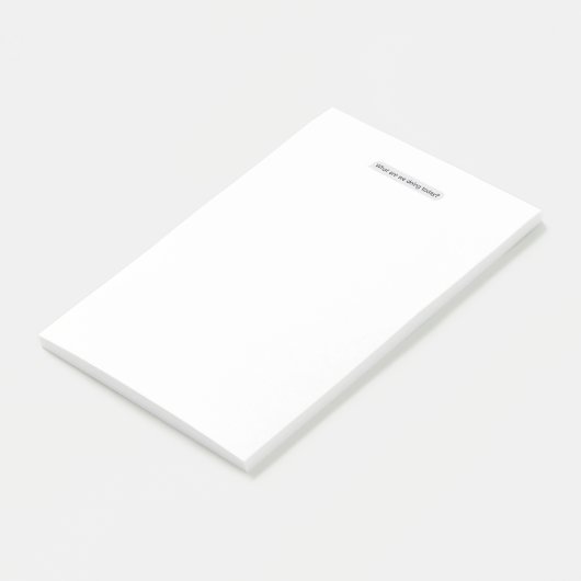 Dagelijkse planner "Wat gaan we vandaag doen?" Tek Post-it® Notes (Schuin)