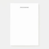 Dagelijkse planner "Wat gaan we vandaag doen?" Tek Post-it® Notes (Voorkant)