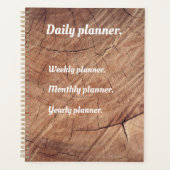 Dagelijkse planner Wekelijks planner Yearly planne (Voorkant)