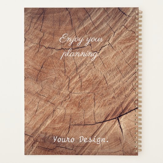 Dagelijkse planner Wekelijks planner Yearly planne (Achterkant)