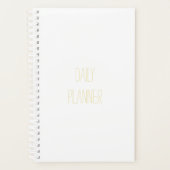 Dagelijkse planner - Wit - HAMbWG (Voorkant)