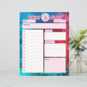 Dagelijkse plannerbladen Aanwijzen voor lijst (Staand voorkant)