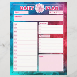 Dagelijkse plannerbladen Afspraken Takenlijst