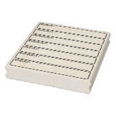 Dagelijkse plannerkalender-opsommingsteken voor jo rubberstempel (Stempel)