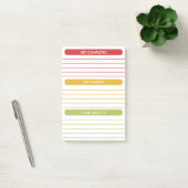 Dagelijkse planning Dagelijkse Planner Organisator Post-it® Notes (Kantoor)
