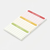 Dagelijkse planning Dagelijkse Planner Organisator Post-it® Notes (Schuin)