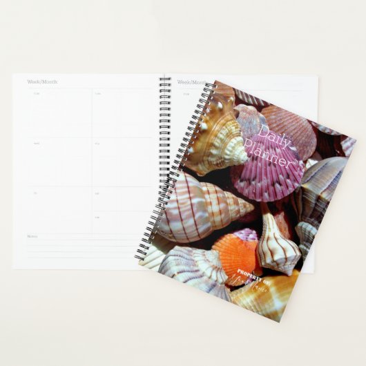 Dagelijkse planning met zeeschelpdierthema - HAMbW Planner (Display)