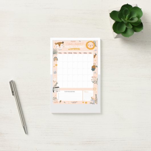 Dagelijkse planning post-it® notes (Kantoor)