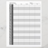 Dagelijkse planning voor benoeming | Grijs (Voorkant)