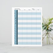 Dagelijkse planning voor benoeming | Klassiek blau (Staand voorkant)