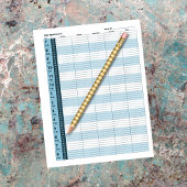 Dagelijkse planning voor benoeming | Klassiek blau