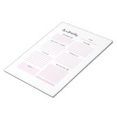 Dagelijkse planningsagenda takenlijst notitieblok (Schuin)