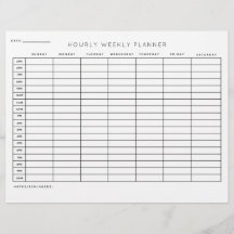 Dagelijkse planningsorganisatie voor urenplannen