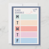 Dagelijkse planningsplanner van maandag tot en met kaart (Voorkant)