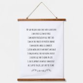 Dagelijkse positieve bevestiging Wandkunst Tapestr Hangend Wandkleed (Voorkant)