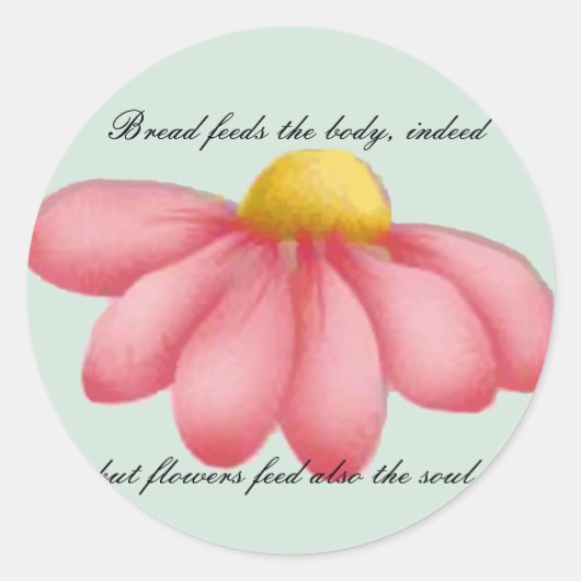 Dagelijkse postzegels en briefkaarten ronde sticker (Voorkant)