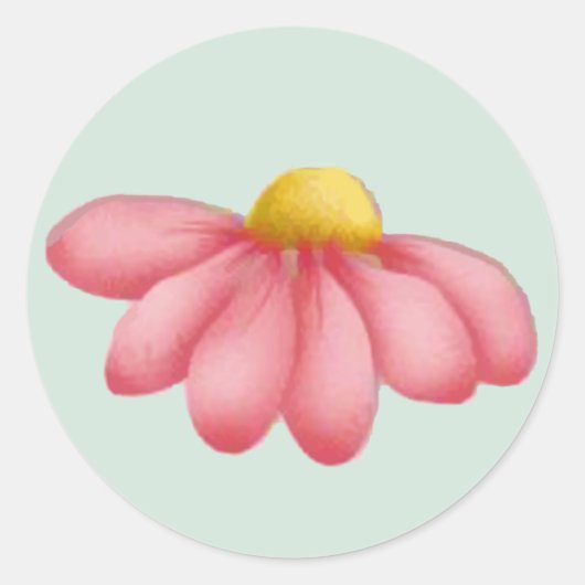 Dagelijkse postzegels en briefkaarten ronde sticker (Voorkant)