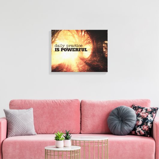 Dagelijkse Praktijk Canvas Afdruk (Insitu (Woonkamer))