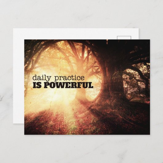 dagelijkse praktijk feestdagenkaart (Voorkant / Achterkant)